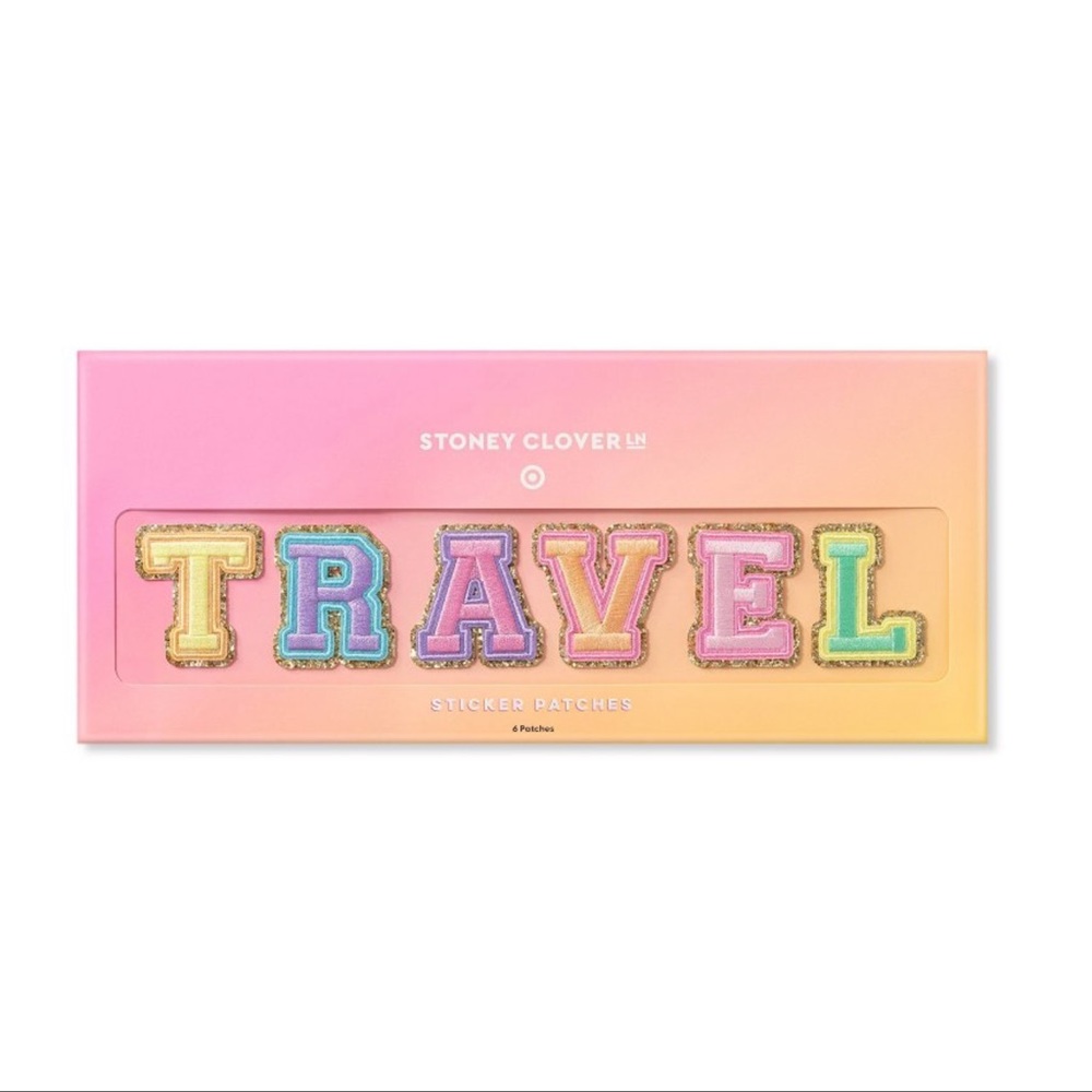 NIP Stoney Clover Lane x Target TRAVEL Patch Pack 5pc Customize Monogram